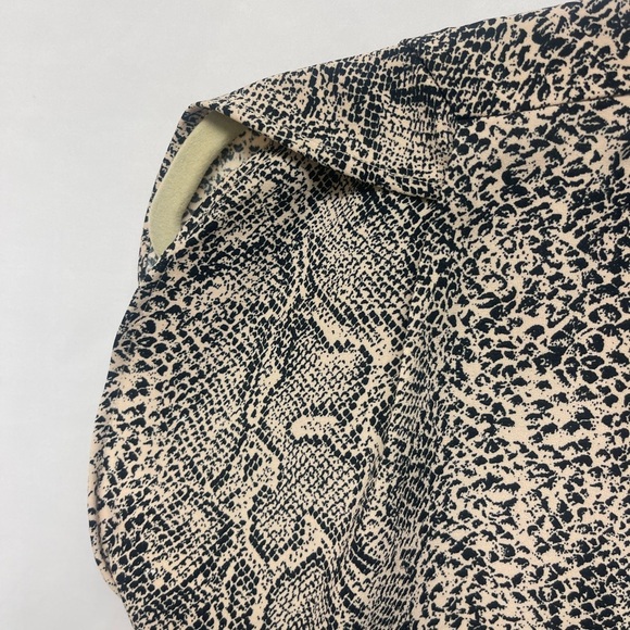 Guess Snakeskin Print Tulip Hem Dress - Picture 12 of 14